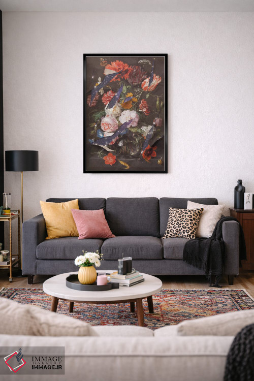 تابلو دکوراتیو "گل های کهکشان" اثر یوناس لوس - D3B