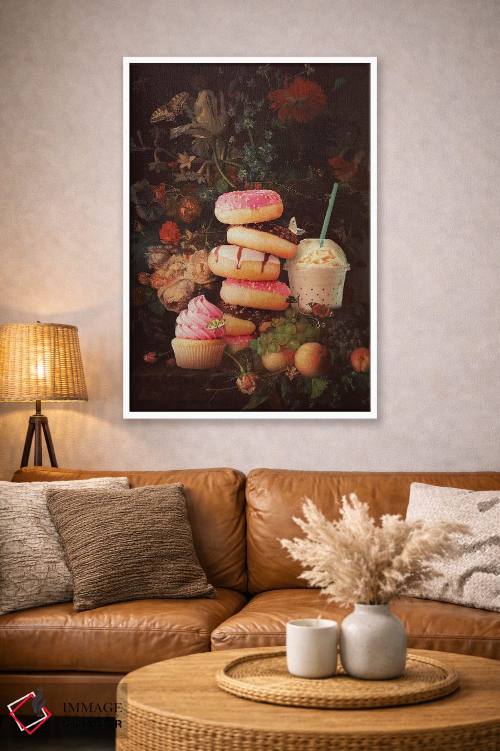 تابلو دکوراتیو "دسته گل شیرین" اثر یوناس لوس - D2W