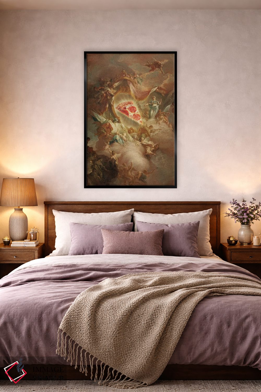 تابلو دکوراتیو "پیتزای مقدس" اثر یوناس لوس - D5B