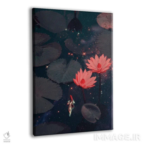 تابلو دکوراتیو "شنا در فضا" اثر یوناس لوس - نمای پرسپکتیو محصول