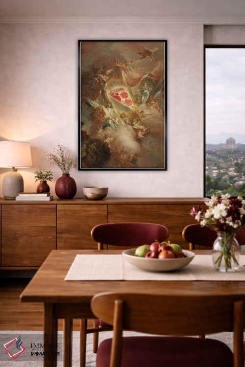 تابلو دکوراتیو "پیتزای مقدس" اثر یوناس لوس - D6B