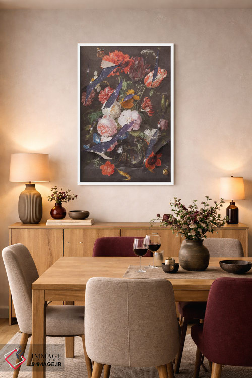 تابلو دکوراتیو "گل های کهکشان" اثر یوناس لوس - D5W