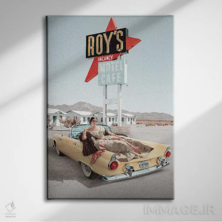 تابلو دکوراتیو "شاهزاده خانم کالیفرنیا" اثر یوناس لوس - نمای روبهرو روی دیوار