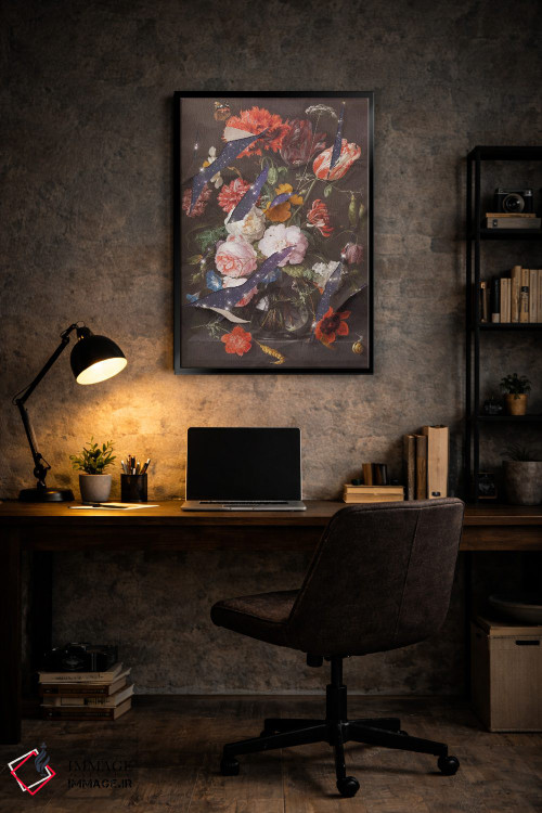 تابلو دکوراتیو "گل های کهکشان" اثر یوناس لوس - D6B