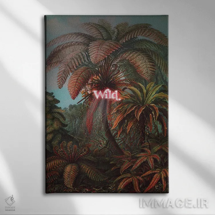 تابلو دکوراتیو "وحشی" اثر یوناس لوس - نمای روبهرو روی دیوار