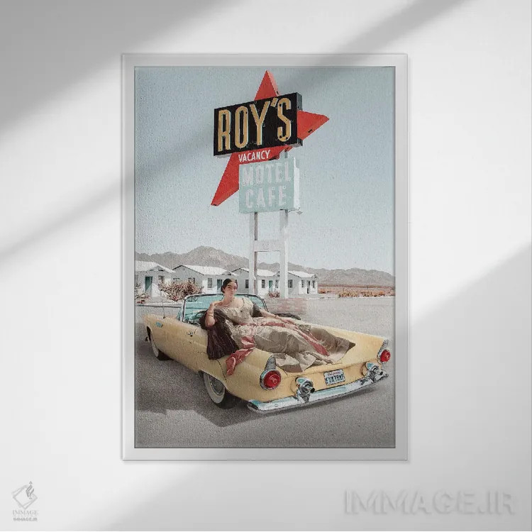 تابلو دکوراتیو "شاهزاده خانم کالیفرنیا" اثر یوناس لوس - نمای قابدار سفید