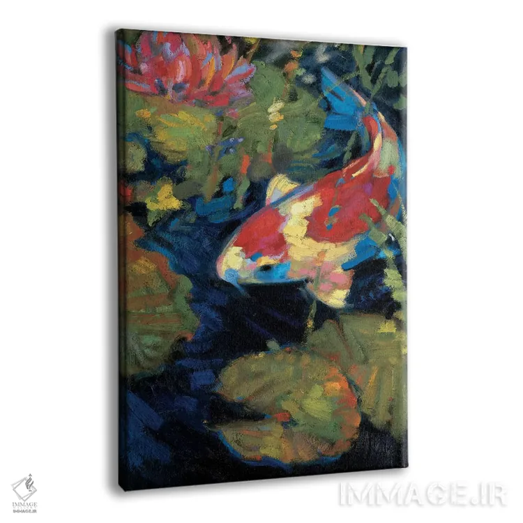 تابلو دکوراتیو "آرامش آسیایی II" اثر لیف استلوند - نمای پرسپکتیو محصول