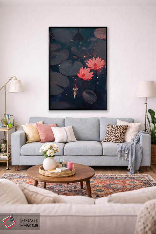 تابلو دکوراتیو "شنا در فضا" اثر یوناس لوس - D1B