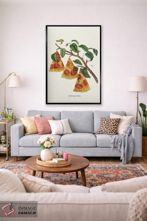 تابلو دکوراتیو "کارخانه پیتزا" اثر یوناس لوس - D2B