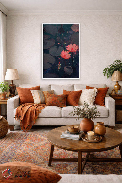 تابلو دکوراتیو "شنا در فضا" اثر یوناس لوس - D2W