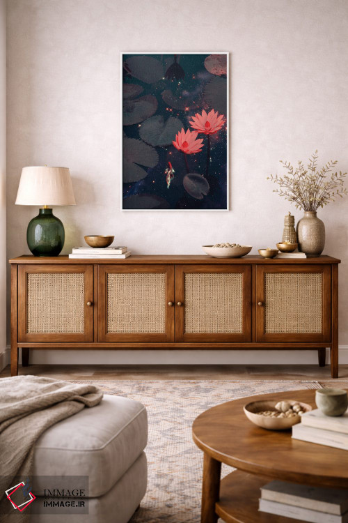 تابلو دکوراتیو "شنا در فضا" اثر یوناس لوس - D3W