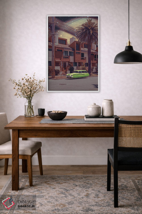 تابلو دکوراتیو "روستای فضایی" اثر یوناس لوس - D2W