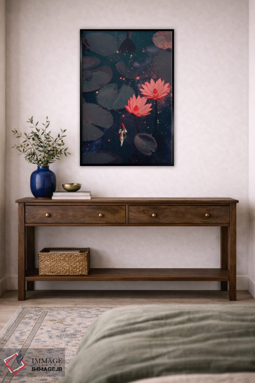 تابلو دکوراتیو "شنا در فضا" اثر یوناس لوس - D4B