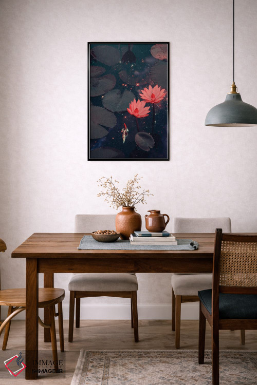 تابلو دکوراتیو "شنا در فضا" اثر یوناس لوس - D6B