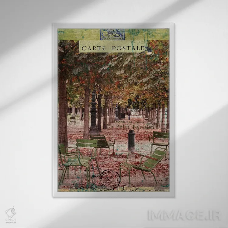 تابلو دکوراتیو "پاییز جمع آوری شده IV" اثر سندی لوید - نمای قابدار سفید