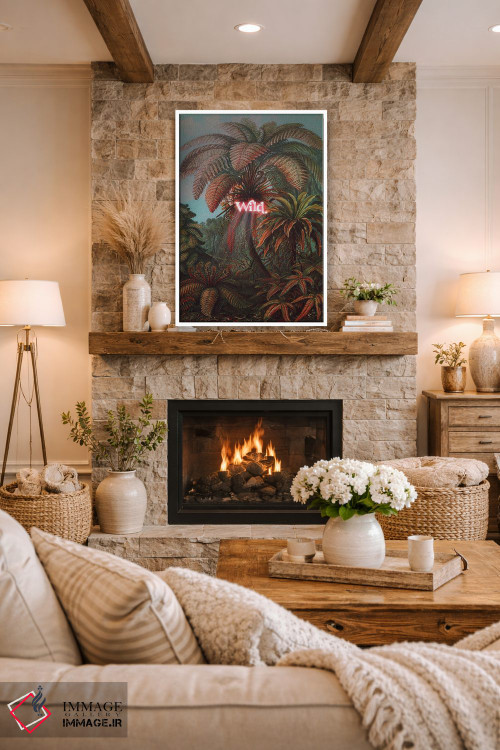 تابلو دکوراتیو "وحشی" اثر یوناس لوس - D1W