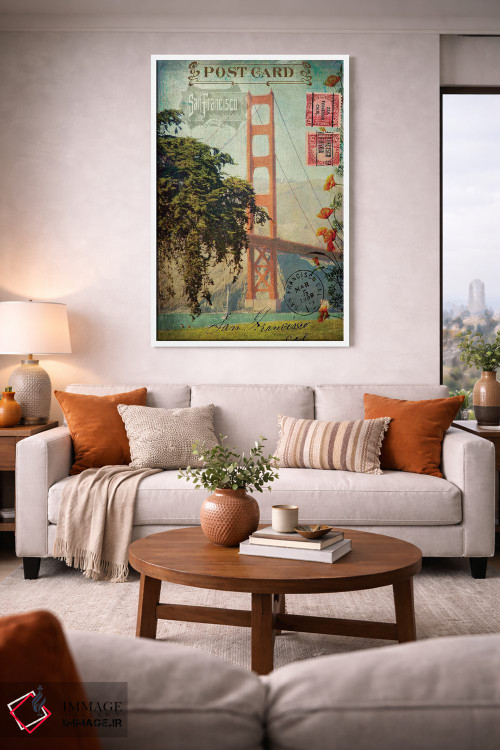 تابلو دکوراتیو "سان فرانسیسکو، کالیفرنیا" اثر سندی لوید - D1W