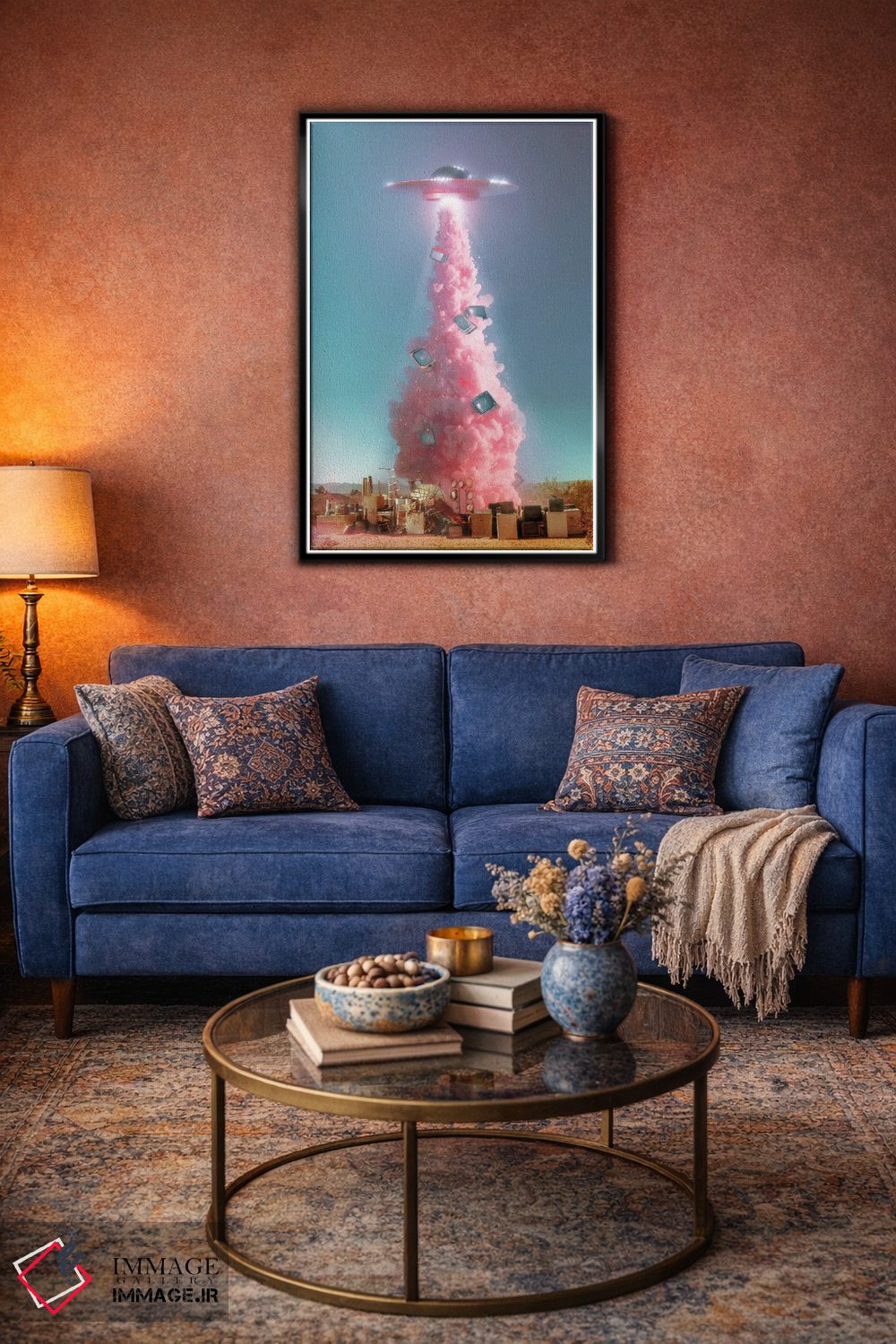 تابلو دکوراتیو "جاسوسی بیگانه فضایی" اثر یوناس لوس - D4B