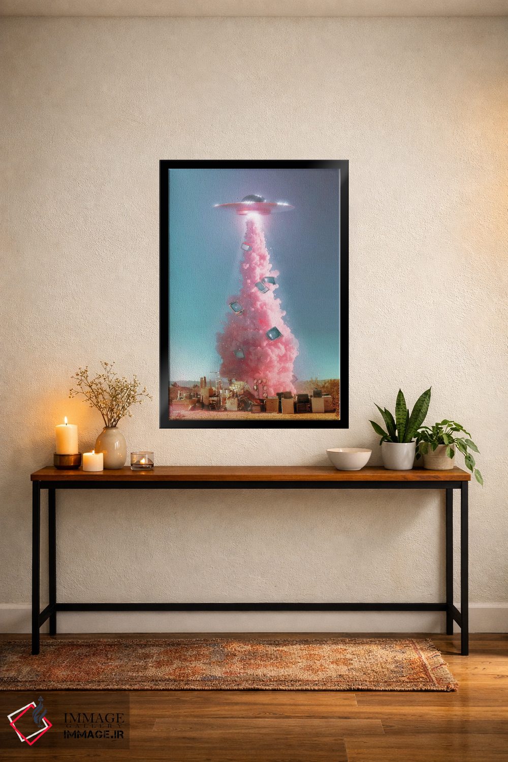 تابلو دکوراتیو "جاسوسی بیگانه فضایی" اثر یوناس لوس - D5B