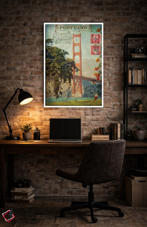 تابلو دکوراتیو "سان فرانسیسکو، کالیفرنیا" اثر سندی لوید - D4W