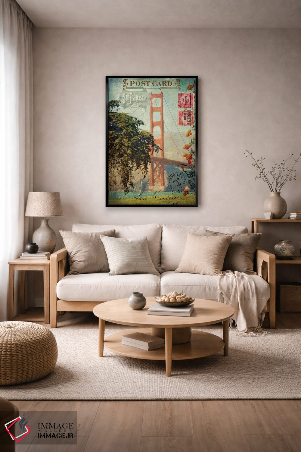 تابلو دکوراتیو "سان فرانسیسکو، کالیفرنیا" اثر سندی لوید - D6B