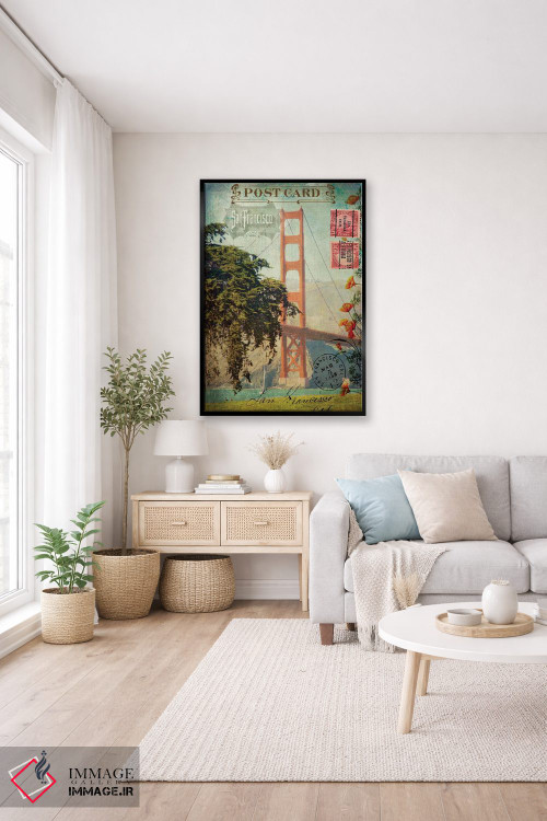 تابلو دکوراتیو "سان فرانسیسکو، کالیفرنیا" اثر سندی لوید - D5B