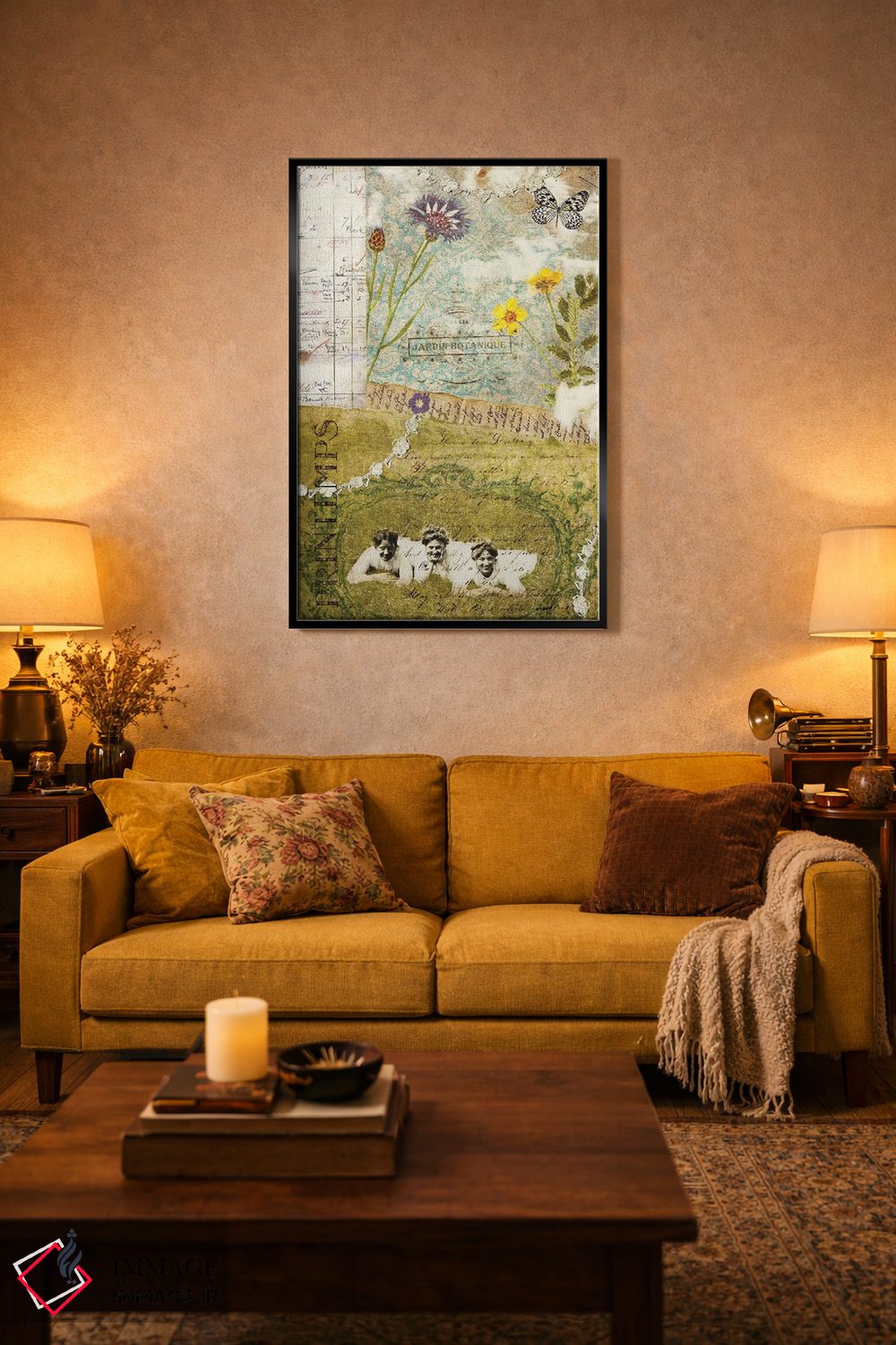 تابلو دکوراتیو "زن پاریسی V" اثر سندی لوید - D6B