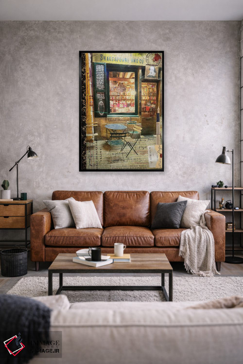 تابلو دکوراتیو "بیستروی پاریس II" اثر سندی لوید - D1B