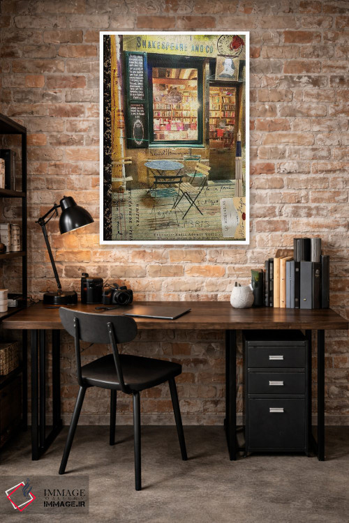 تابلو دکوراتیو "بیستروی پاریس II" اثر سندی لوید - D3W