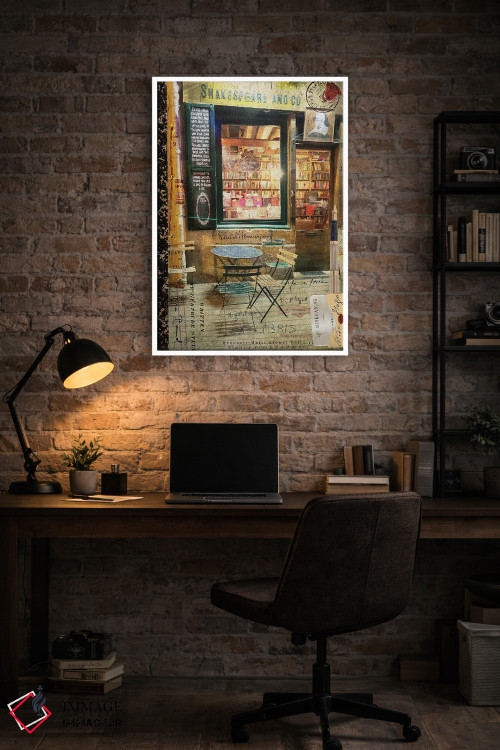 تابلو دکوراتیو "بیستروی پاریس II" اثر سندی لوید - D4W