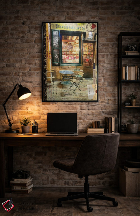 تابلو دکوراتیو "بیستروی پاریس II" اثر سندی لوید - D6B