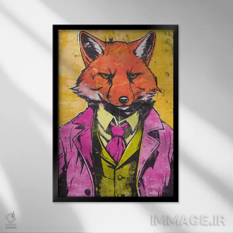 تابلو دکوراتیو "جادوگر" اثر شارلین لومیس - نمای قابدار مشکی