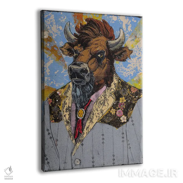 تابلو دکوراتیو "آقای دشت زار" اثر شارلین لومیس - نمای پرسپکتیو محصول