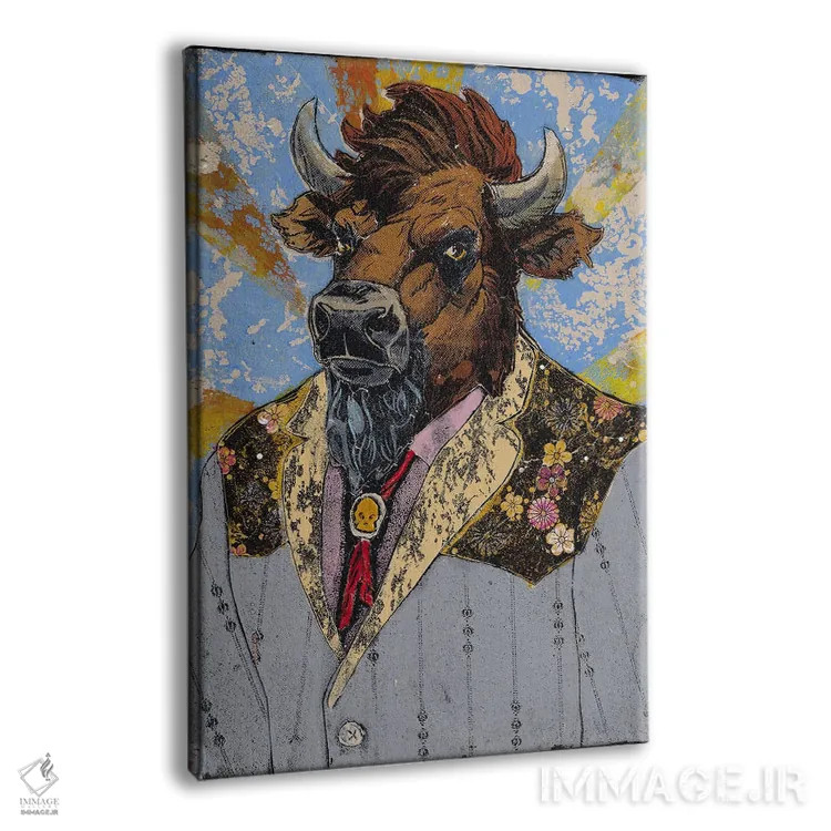 تابلو دکوراتیو "آقای دشت زار" اثر شارلین لومیس - نمای پرسپکتیو محصول