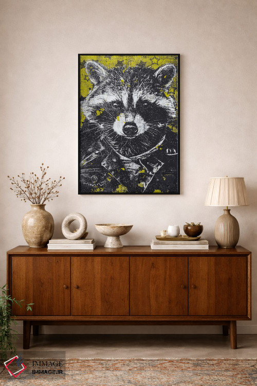 تابلو دکوراتیو "درخشش ستاره ای و جسارت چرمی" اثر شارلین لومیس - D1B