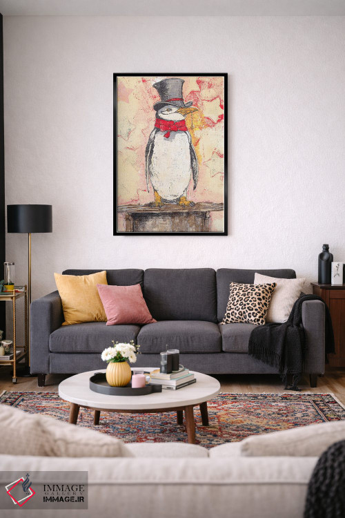 تابلو دکوراتیو "دوست بی پروا و شیک" اثر شارلین لومیس - D4B