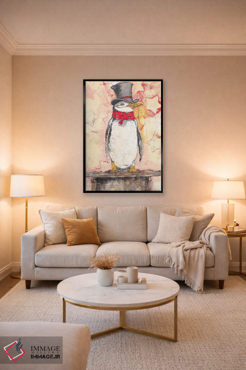 تابلو دکوراتیو "دوست بی پروا و شیک" اثر شارلین لومیس - D3B