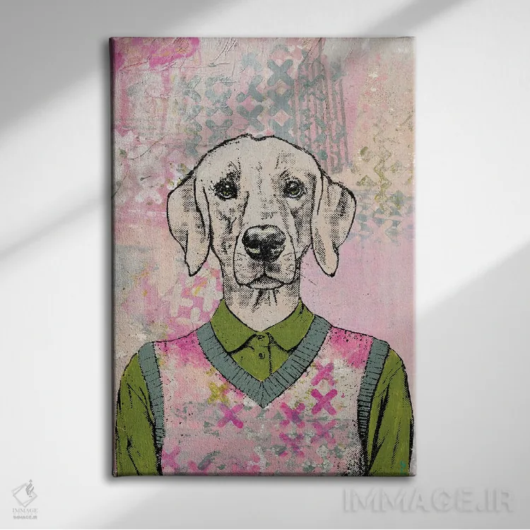 تابلو دکوراتیو "سسیلی" اثر شارلین لومیس - نمای روبهرو روی دیوار