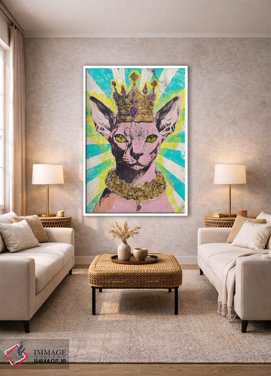 تابلو دکوراتیو "سرور ویسکرینو" اثر شارلین لومیس - D1W