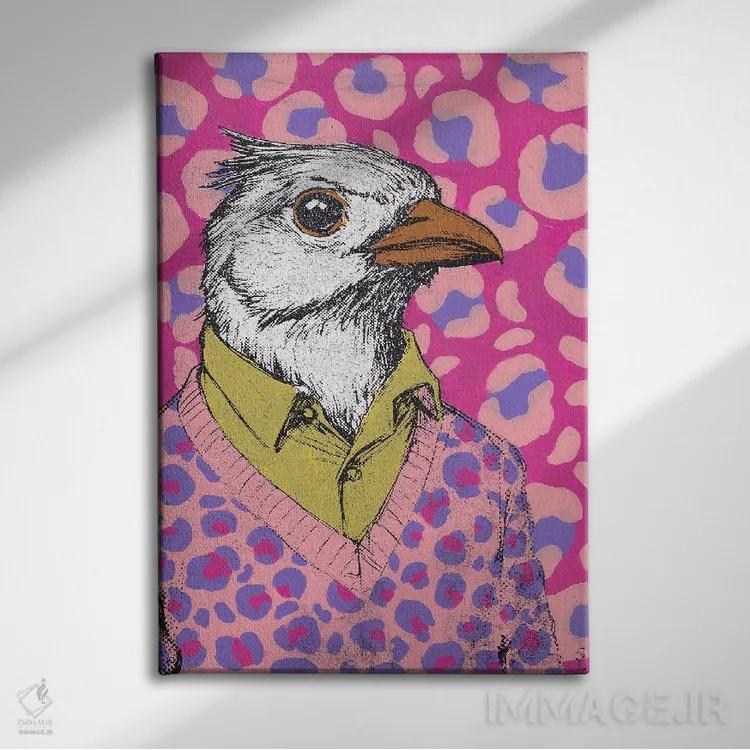 تابلو دکوراتیو "الی" اثر شارلین لومیس - نمای روبهرو روی دیوار