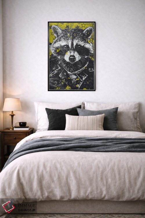 تابلو دکوراتیو "درخشش ستاره ای و جسارت چرمی" اثر شارلین لومیس - D6B