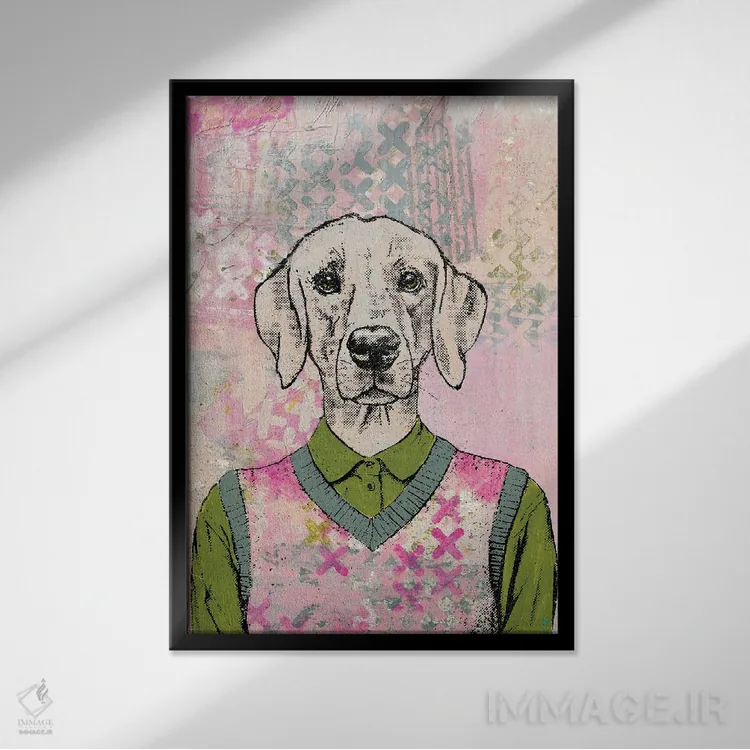 تابلو دکوراتیو "سسیلی" اثر شارلین لومیس - نمای قابدار مشکی