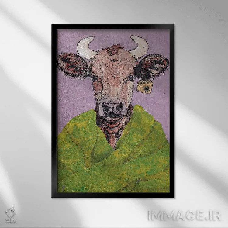 تابلو دکوراتیو "بسیار شگفت انگیز " اثر شارلین لومیس - نمای قابدار مشکی