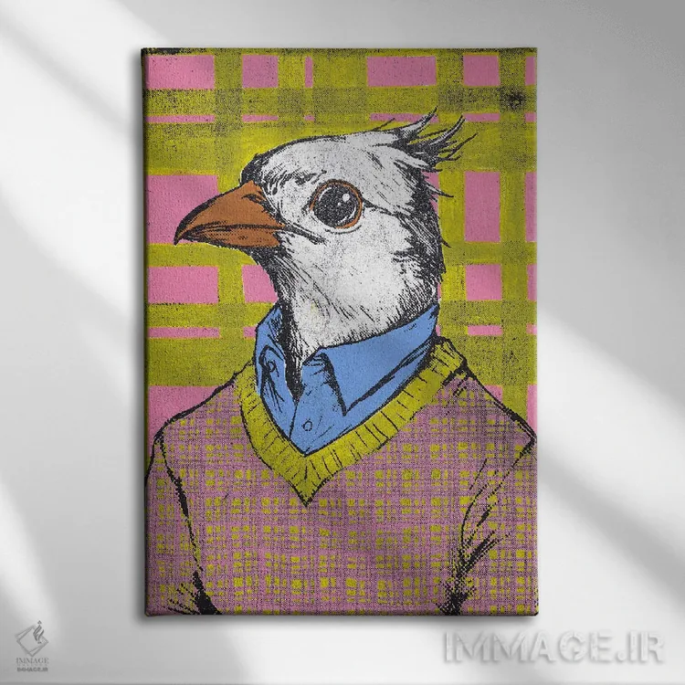 تابلو دکوراتیو "البریج" اثر شارلین لومیس - نمای روبهرو روی دیوار