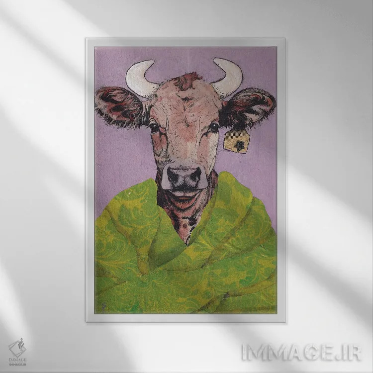 تابلو دکوراتیو "بسیار شگفت انگیز " اثر شارلین لومیس - نمای قابدار سفید