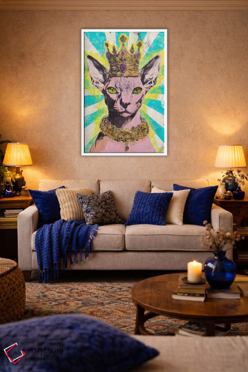 تابلو دکوراتیو "سرور ویسکرینو" اثر شارلین لومیس - D5W