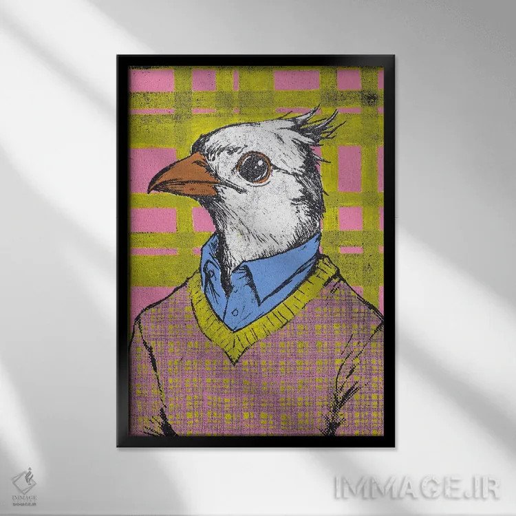 تابلو دکوراتیو "البریج" اثر شارلین لومیس - نمای قابدار مشکی