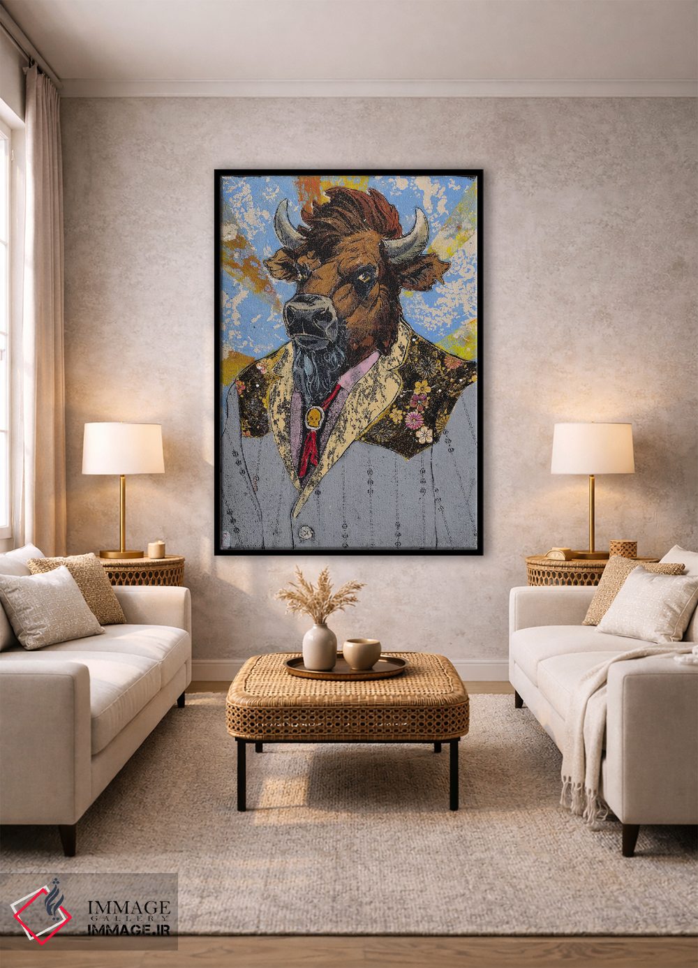 تابلو دکوراتیو "آقای دشت زار" اثر شارلین لومیس - D1B
