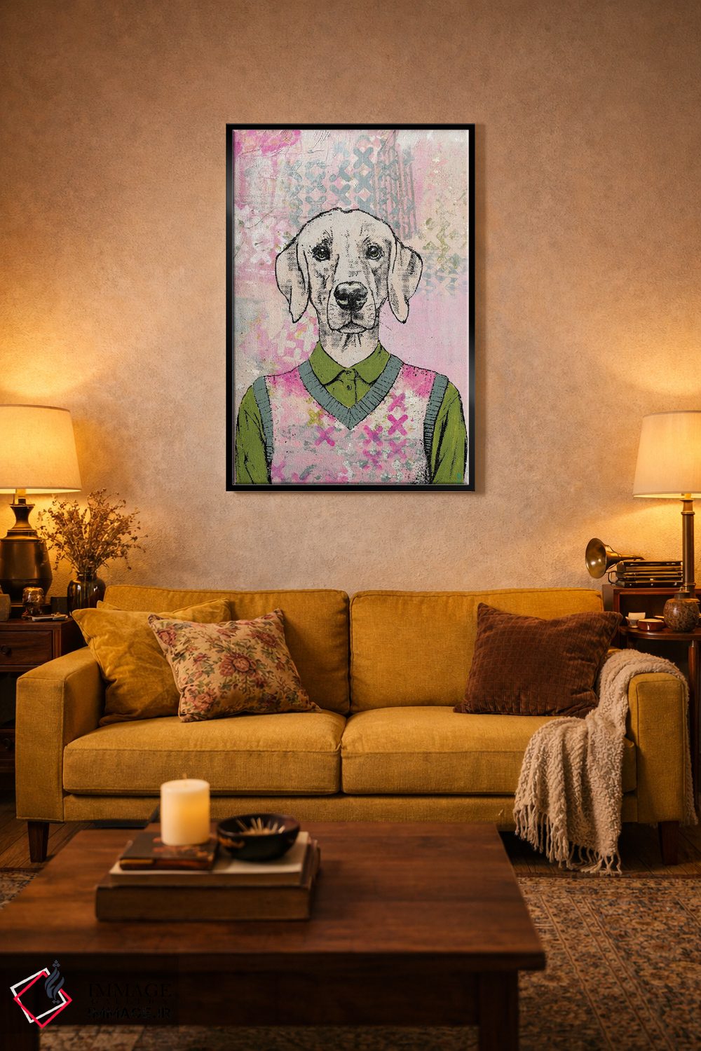 تابلو دکوراتیو "سسیلی" اثر شارلین لومیس - D4B