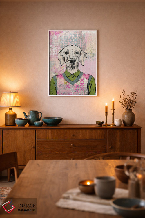 تابلو دکوراتیو "سسیلی" اثر شارلین لومیس - D5W